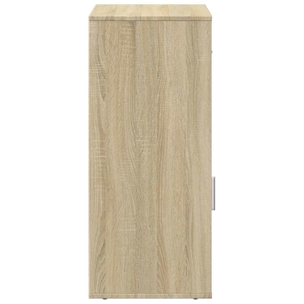 Side Cabinet Sonoma Oak 56.5x39x90 cm Wood Material