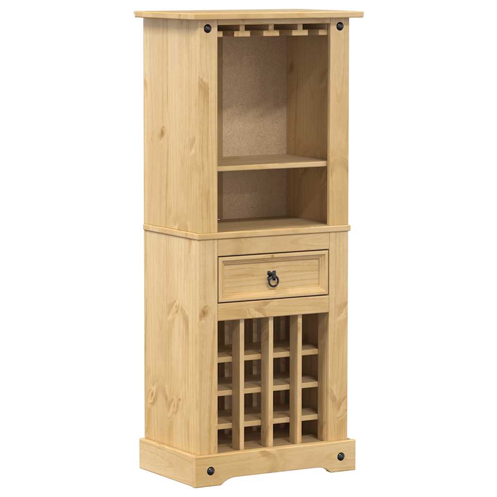 Wine rack Corona 56x35x134.5 cm solid pine wood