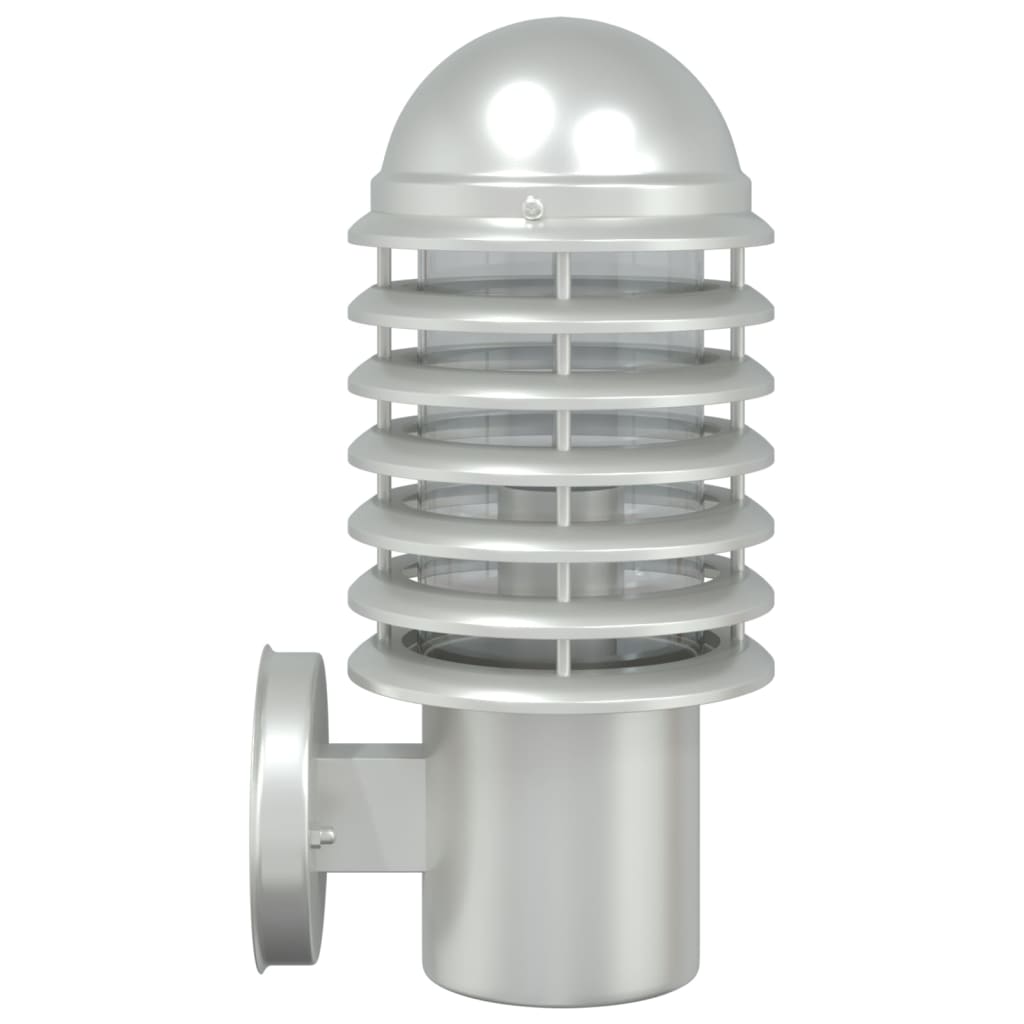 Outdoor Wall Lights 2 pcs. Silver Stainless Steel