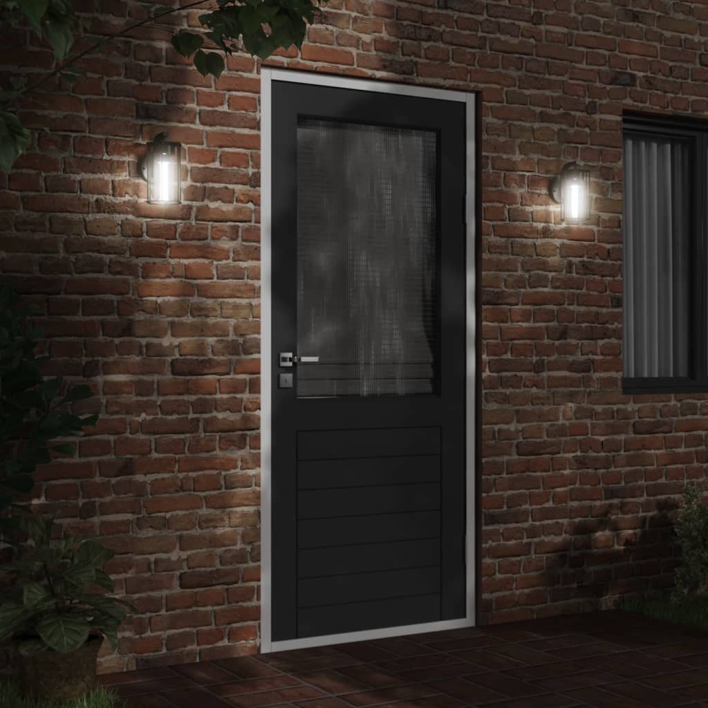 Outdoor Wall Light Black Stainless Steel