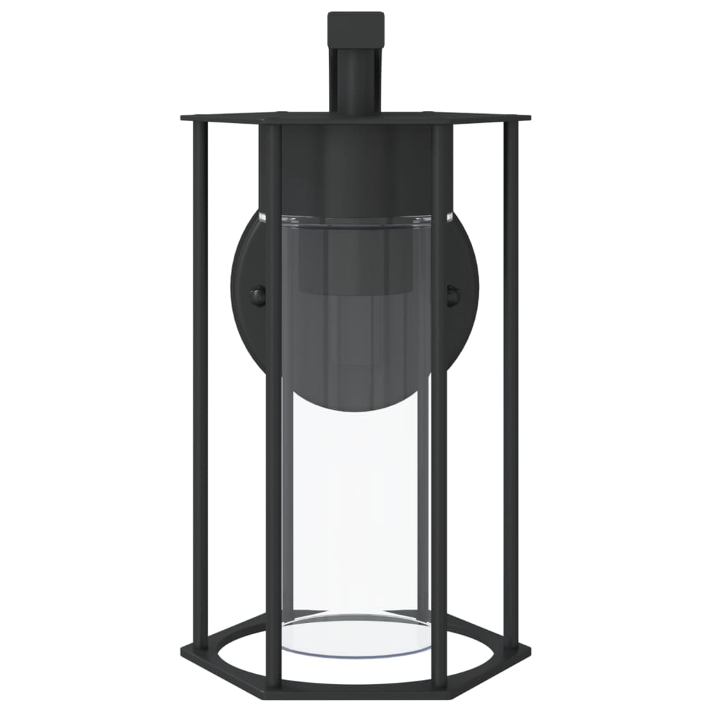 Outdoor Wall Light Black Stainless Steel