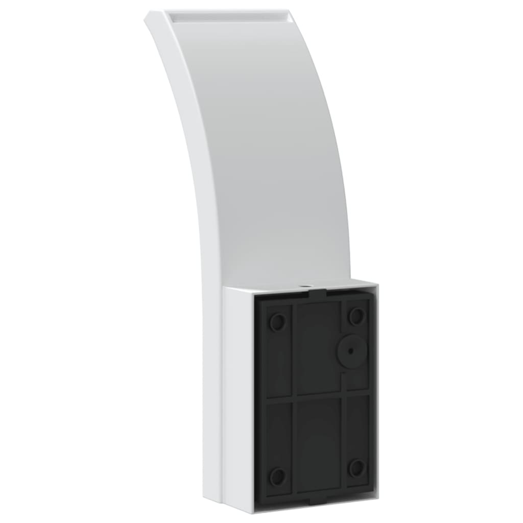 LED outdoor wall light white die-cast aluminum