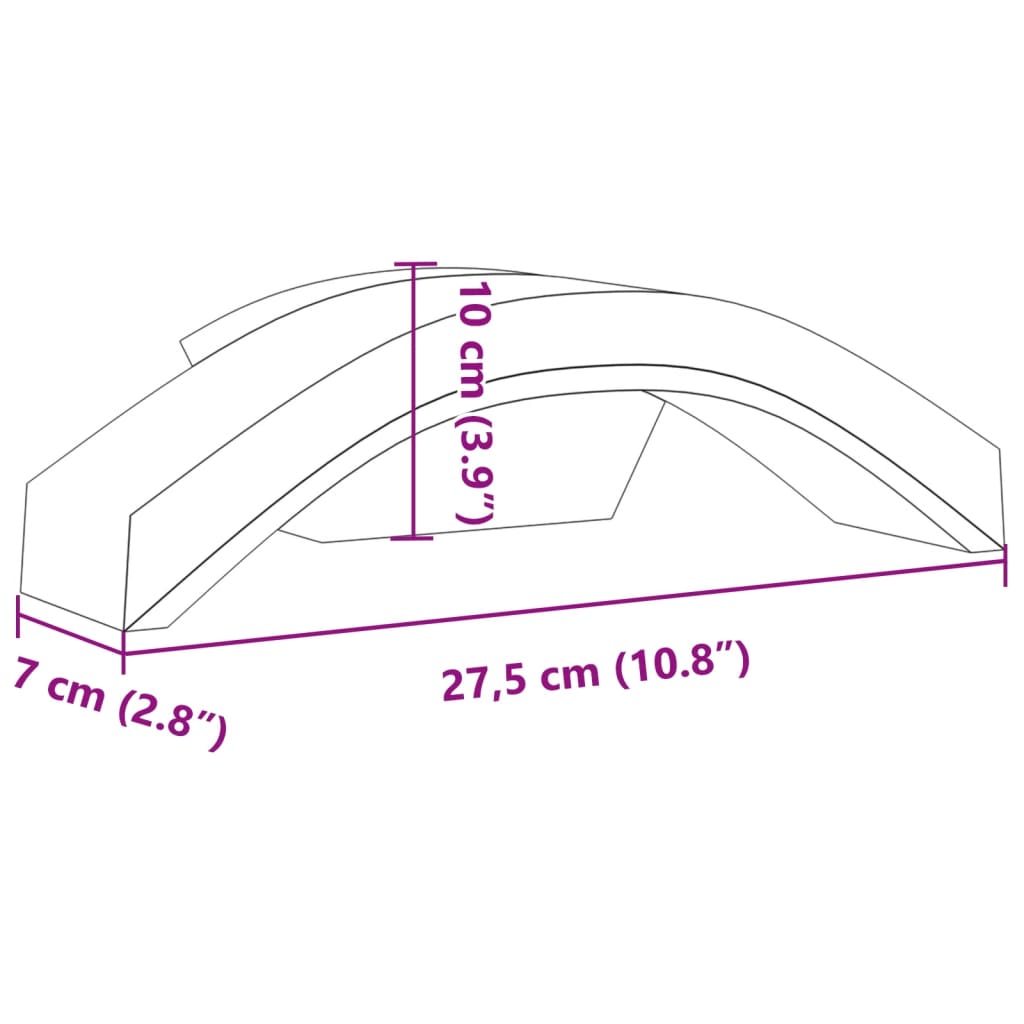 LED-Außenwandleuchten 2 Stk. Schwarz Aluminiumdruckguss