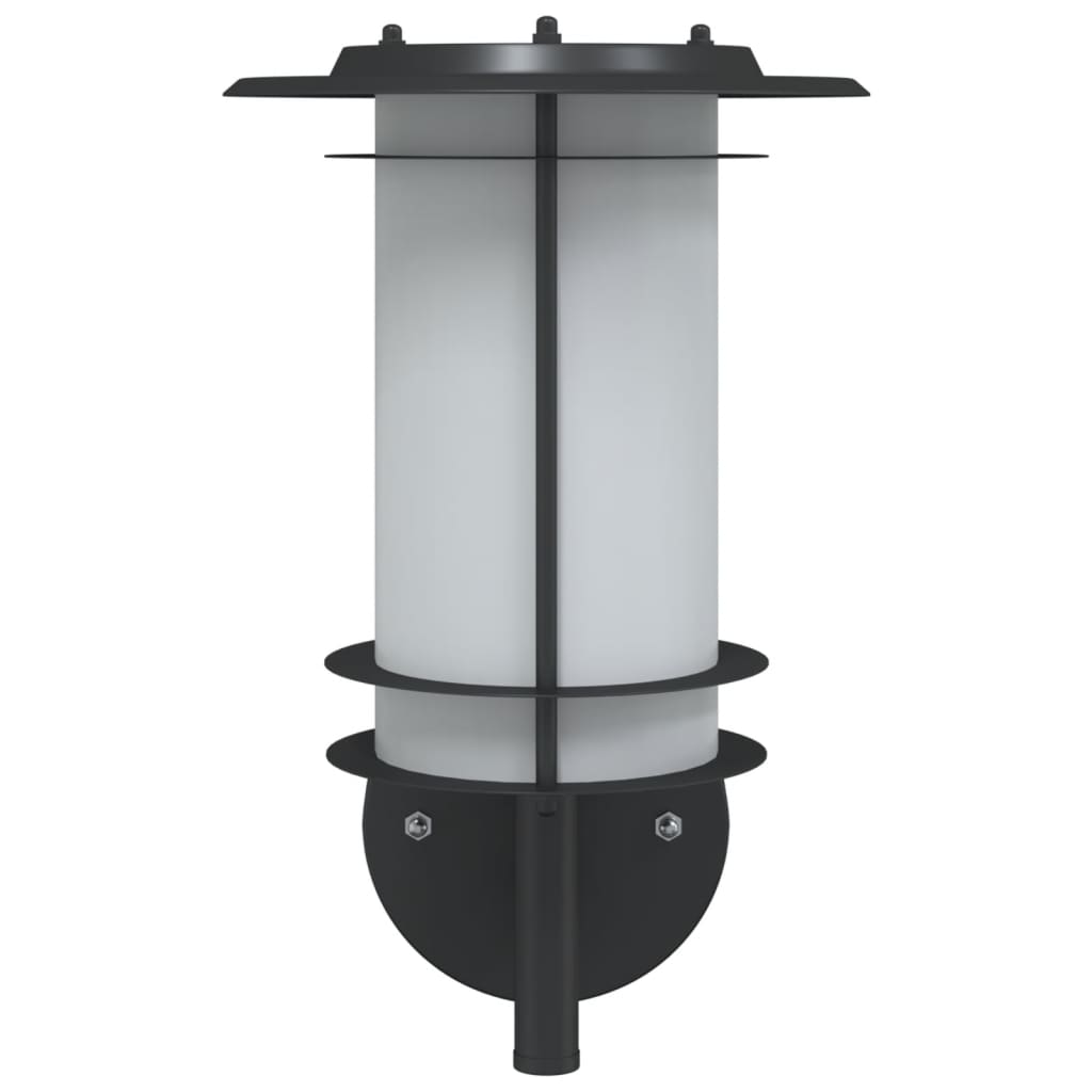 Outdoor Wall Lights 2 pcs. Black Stainless Steel