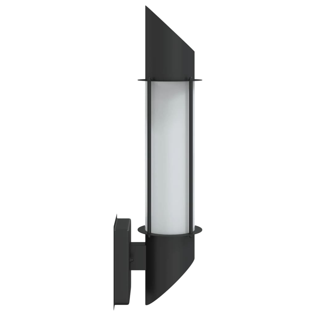 Outdoor Wall Lights 2 pcs. Black Stainless Steel