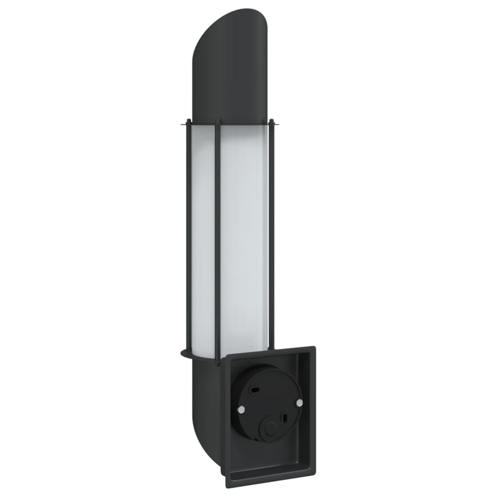 Outdoor Wall Lights 2 pcs. Black Stainless Steel