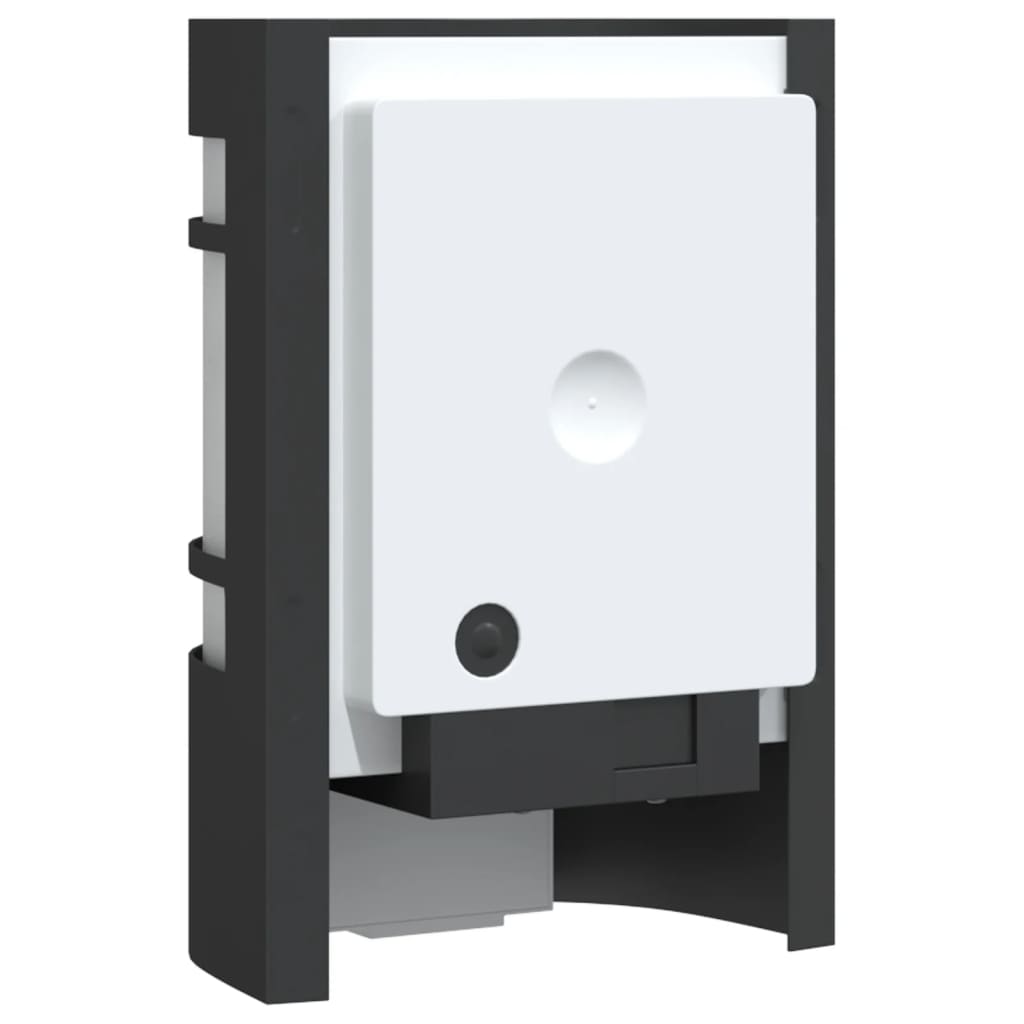 Outdoor Wall Light with Motion Detector Black Stainless Steel