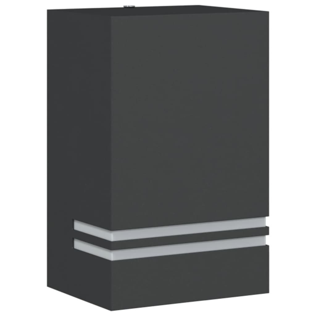 Outdoor Wall Light Black Stainless Steel