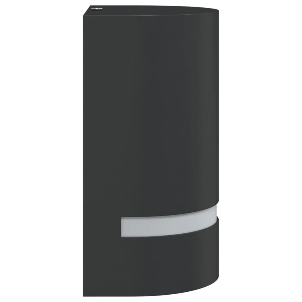 Outdoor Wall Light Black Die-Cast Aluminum