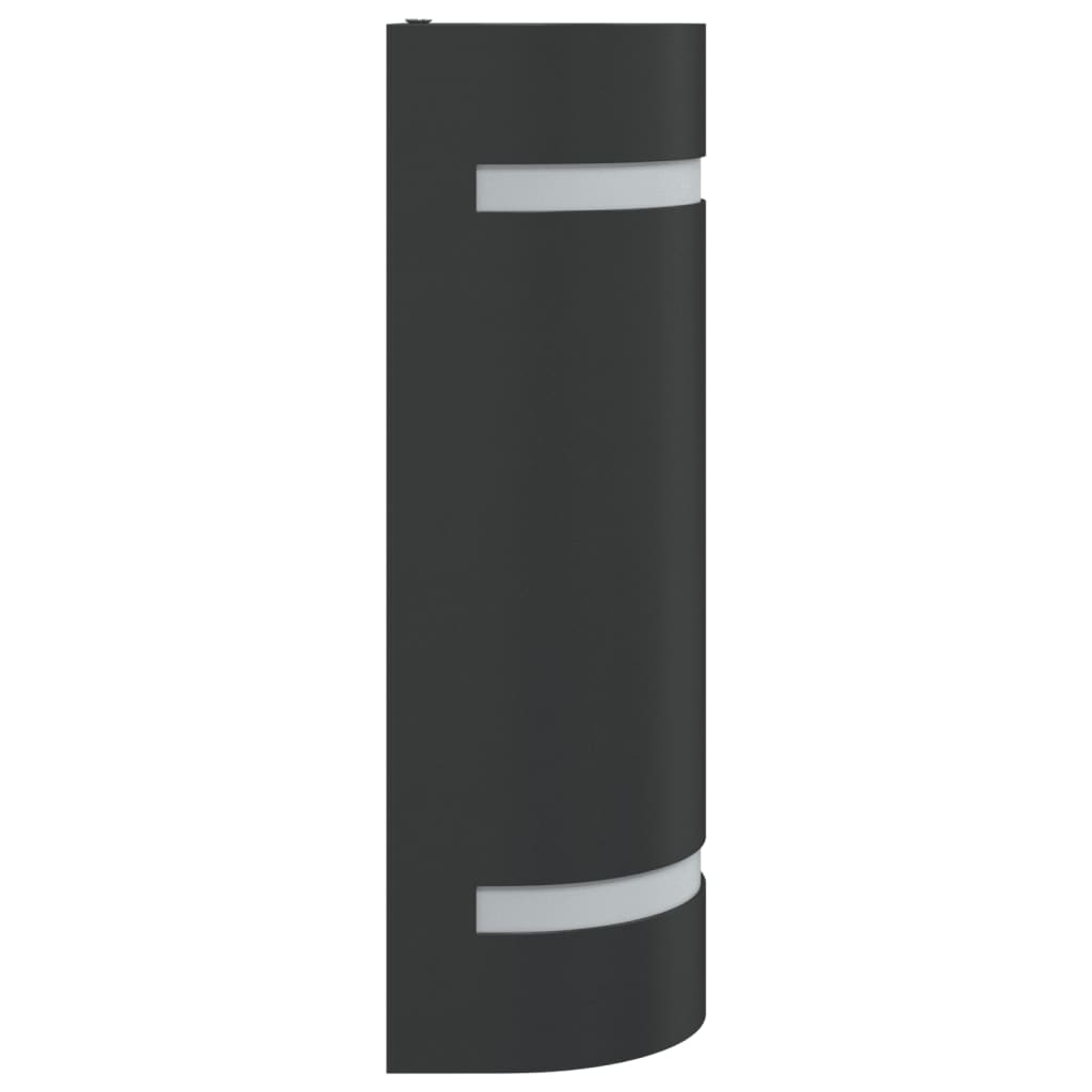 Outdoor Wall Light Black Die-Cast Aluminum