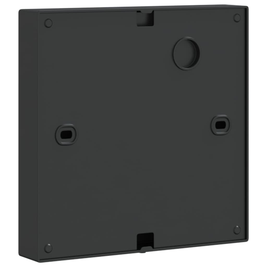 LED outdoor wall light black die-cast aluminum