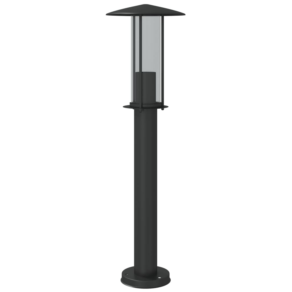 Path Lights 3 pcs. Black 60 cm Stainless Steel