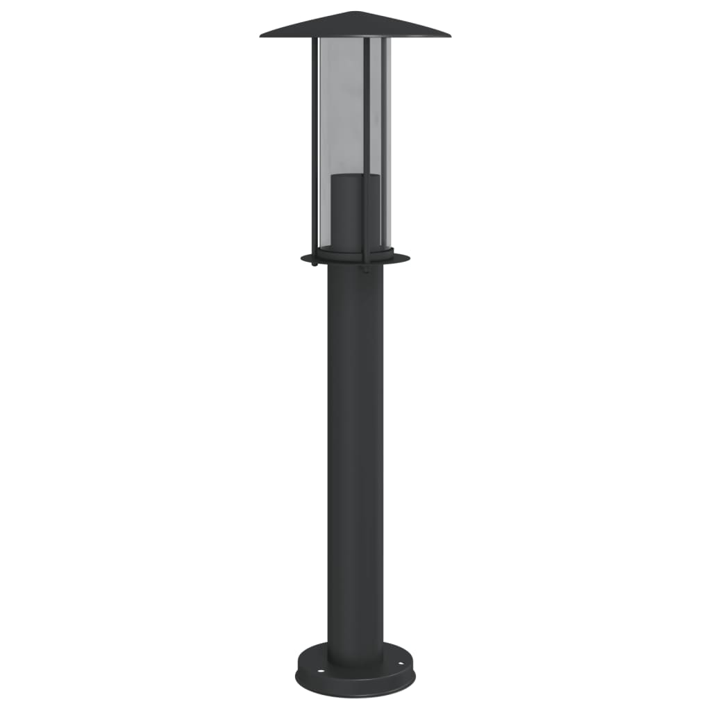 Path Lights 3 pcs. Black 60 cm Stainless Steel