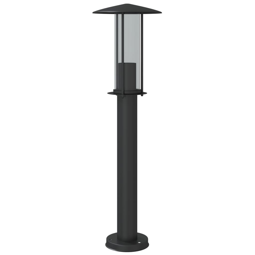 Path Lights 3 pcs. Black 60 cm Stainless Steel