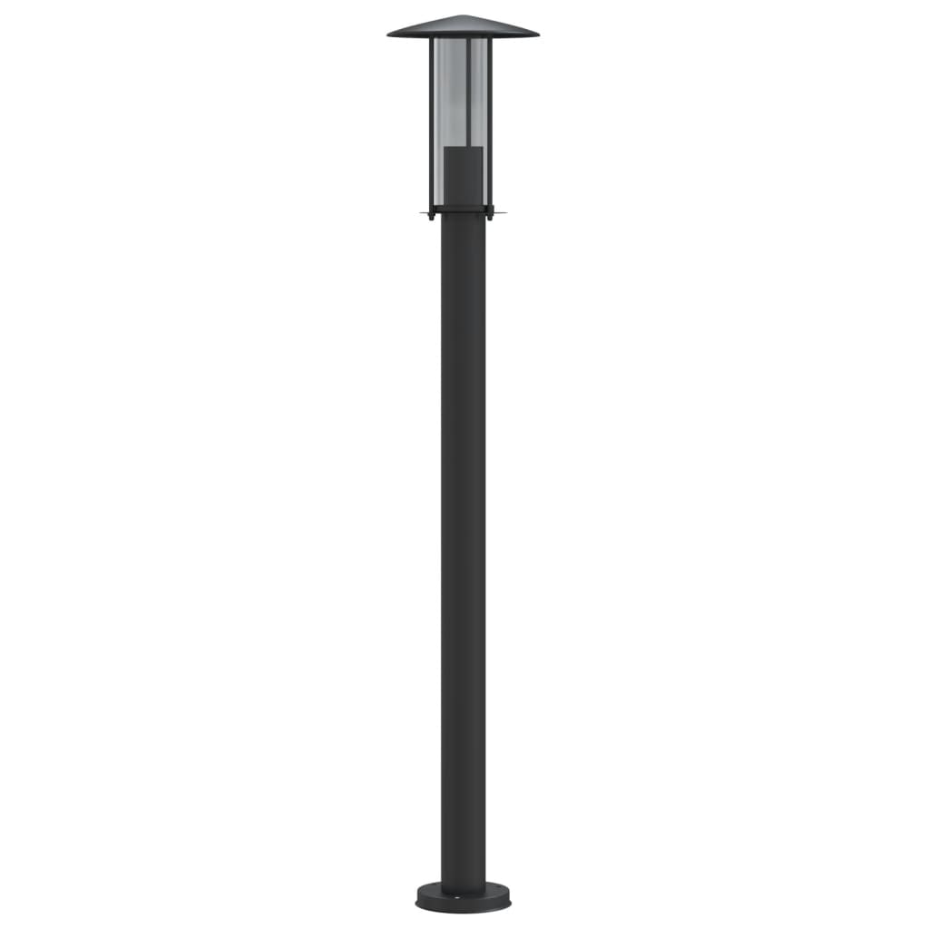 Path Lights 3 pcs. Black 100 cm Stainless Steel