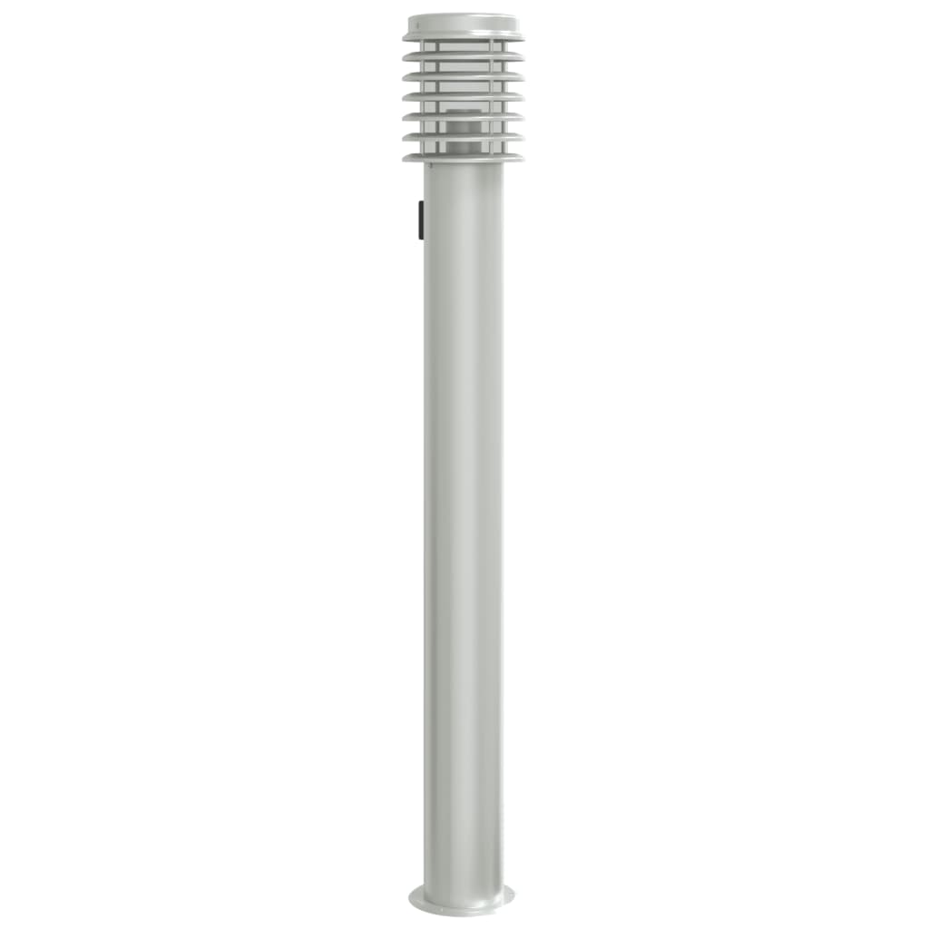 Path light with socket Silver 110 cm Stainless steel