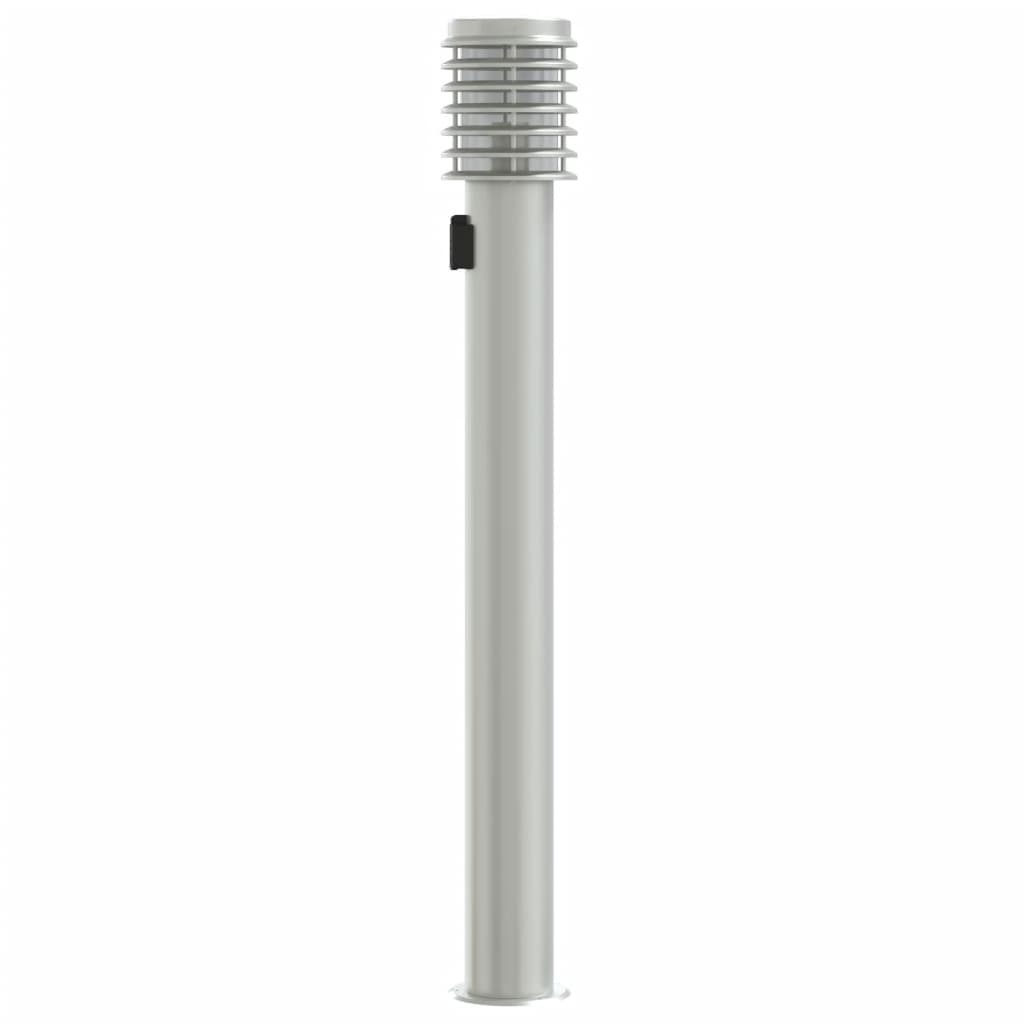 Path light with socket Silver 110 cm Stainless steel