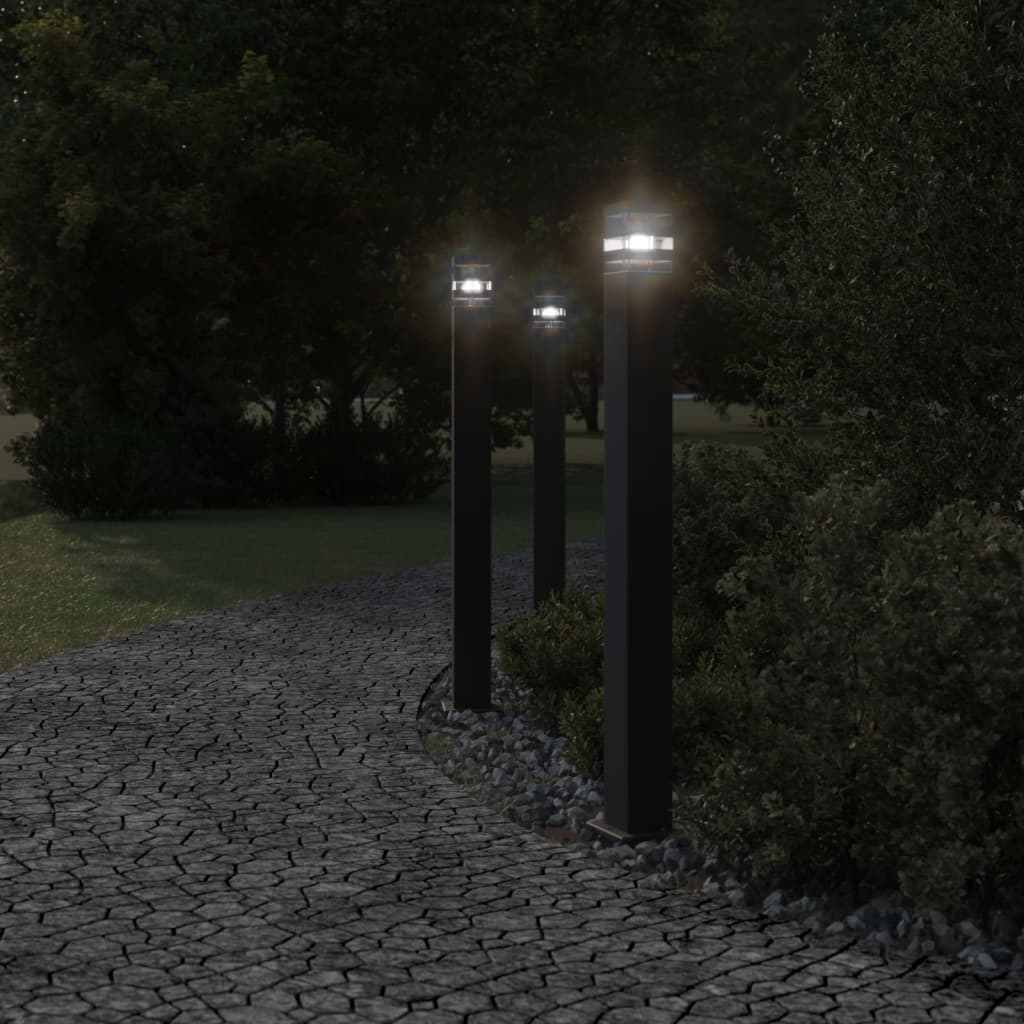 Path Light Black 110 cm Aluminum