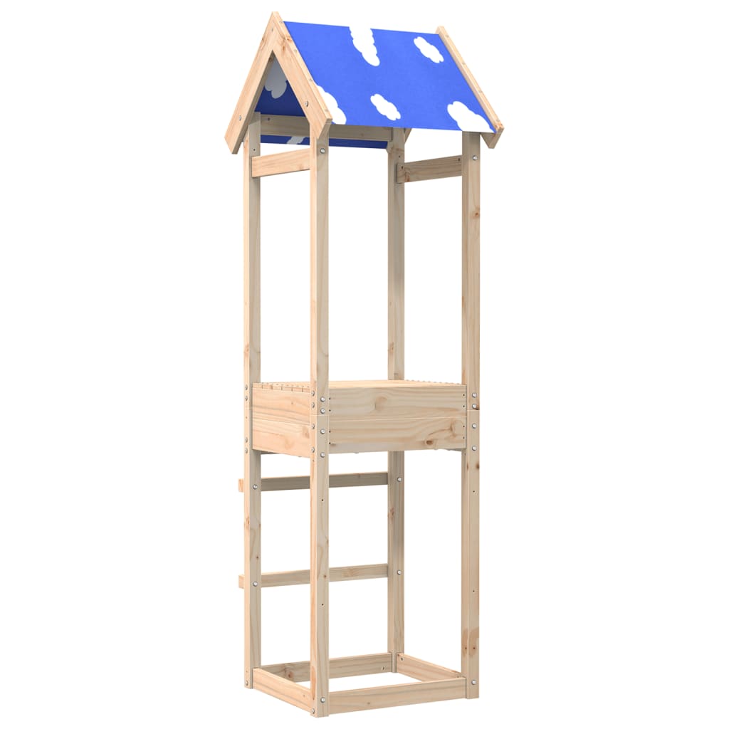 Play tower 52.5x46.5x195 cm solid pine wood