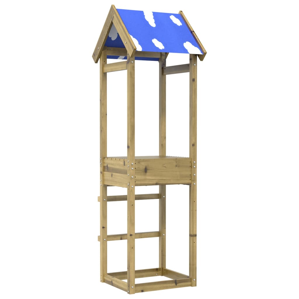 Play tower 52.5x46.5x195 cm pinewood impregnated