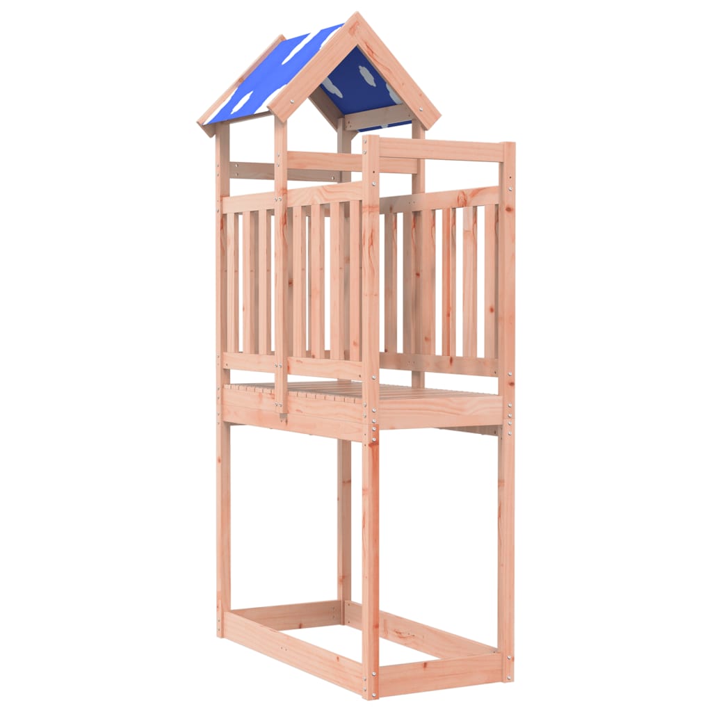 Play tower 110.5x52.5x215 cm solid wood Douglas fir