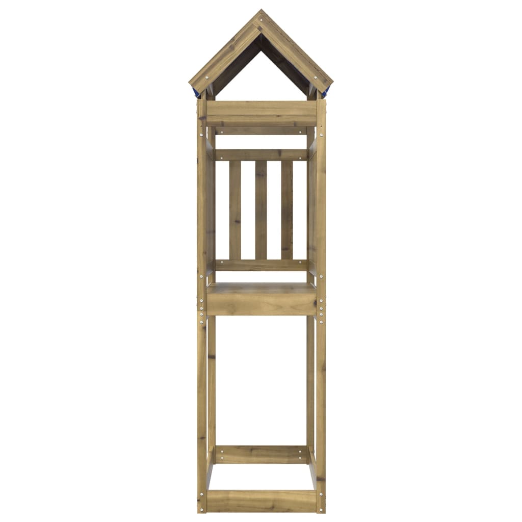 Play tower 110.5x52.5x215 cm pinewood impregnated