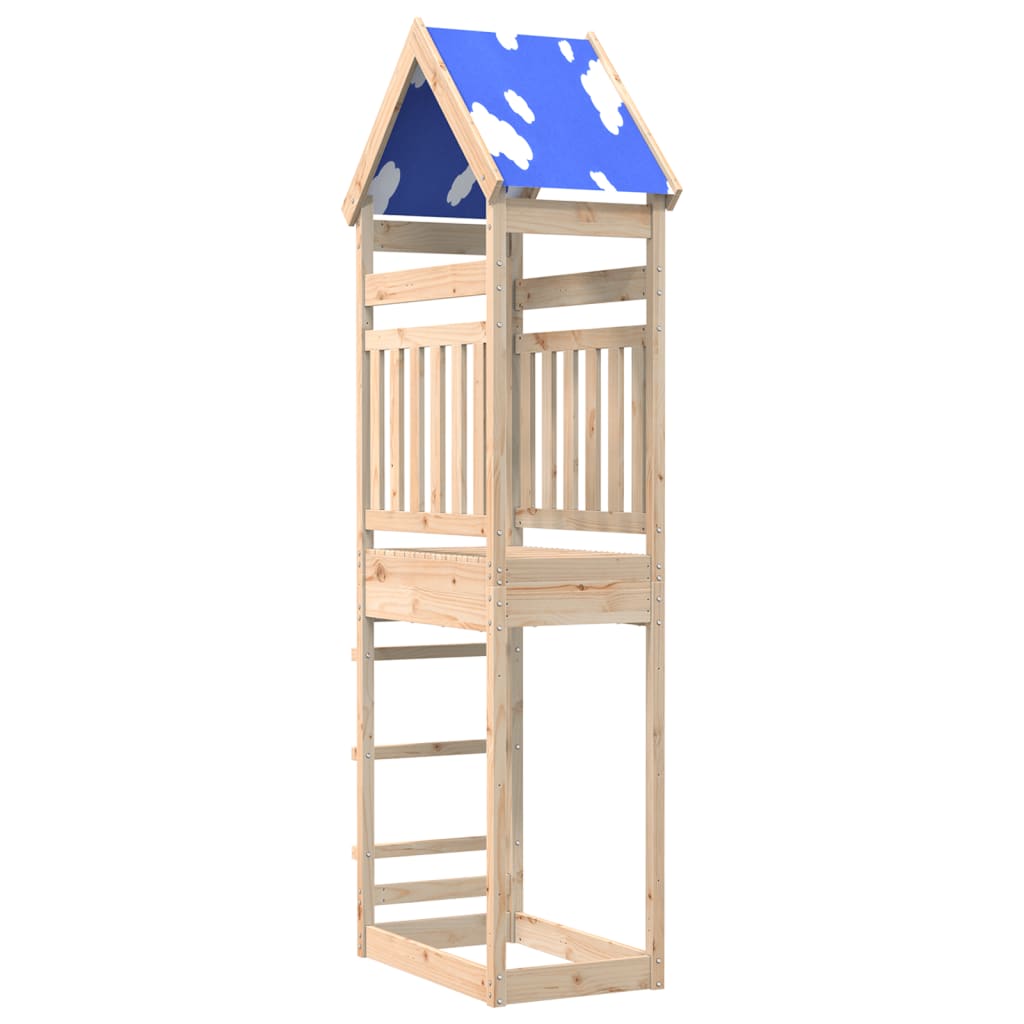 Play tower 85x52.5x265 cm solid pine wood