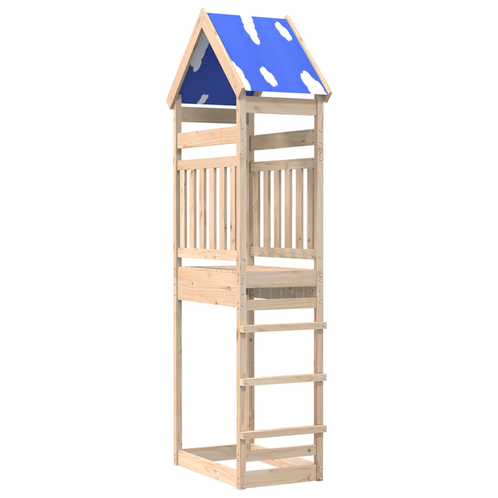 Play tower 85x52.5x265 cm solid pine wood