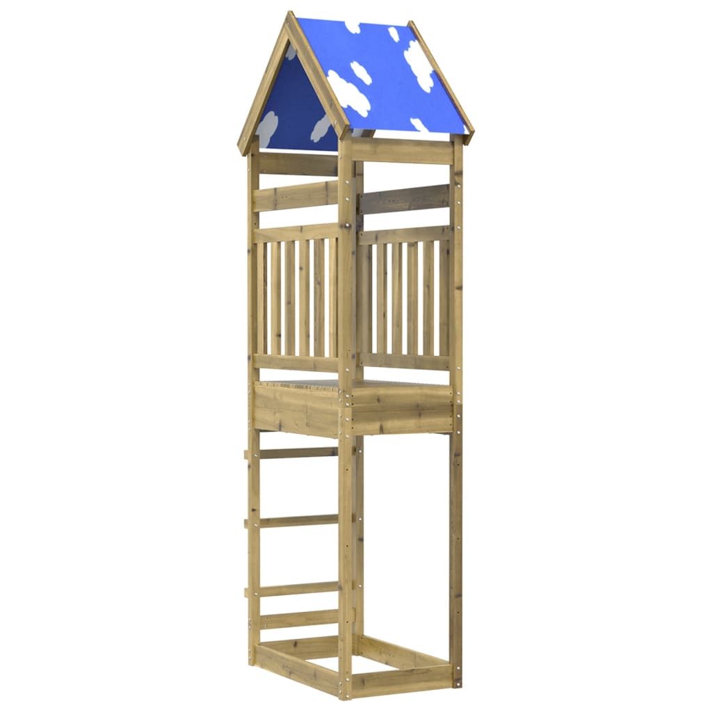 Play tower 85x52.5x265 cm pinewood impregnated