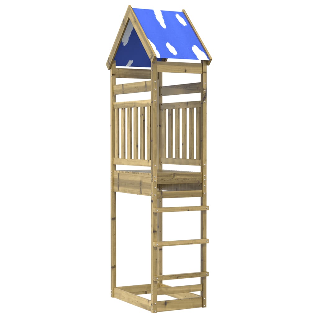 Play tower 85x52.5x265 cm pinewood impregnated