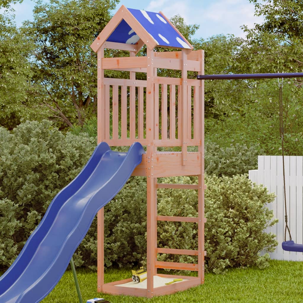 Spielturm 85x52,5x239 cm Massivholz Douglasie