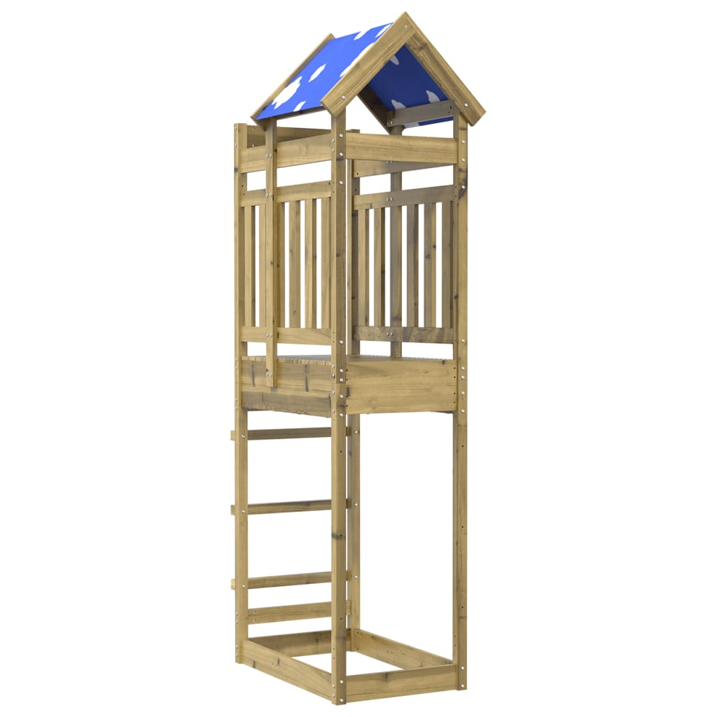 Play tower 85x52.5x239 cm pinewood impregnated