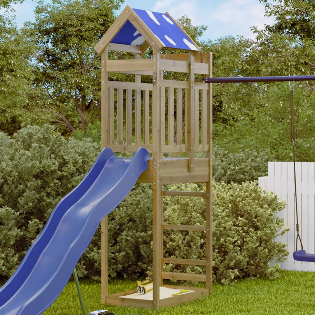 Play tower 85x52.5x239 cm pinewood impregnated