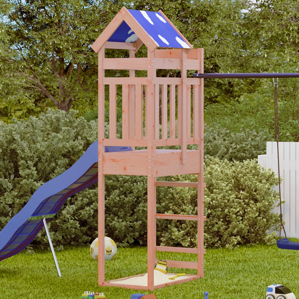 Spielturm 85x52,5x239 cm Massivholz Douglasie