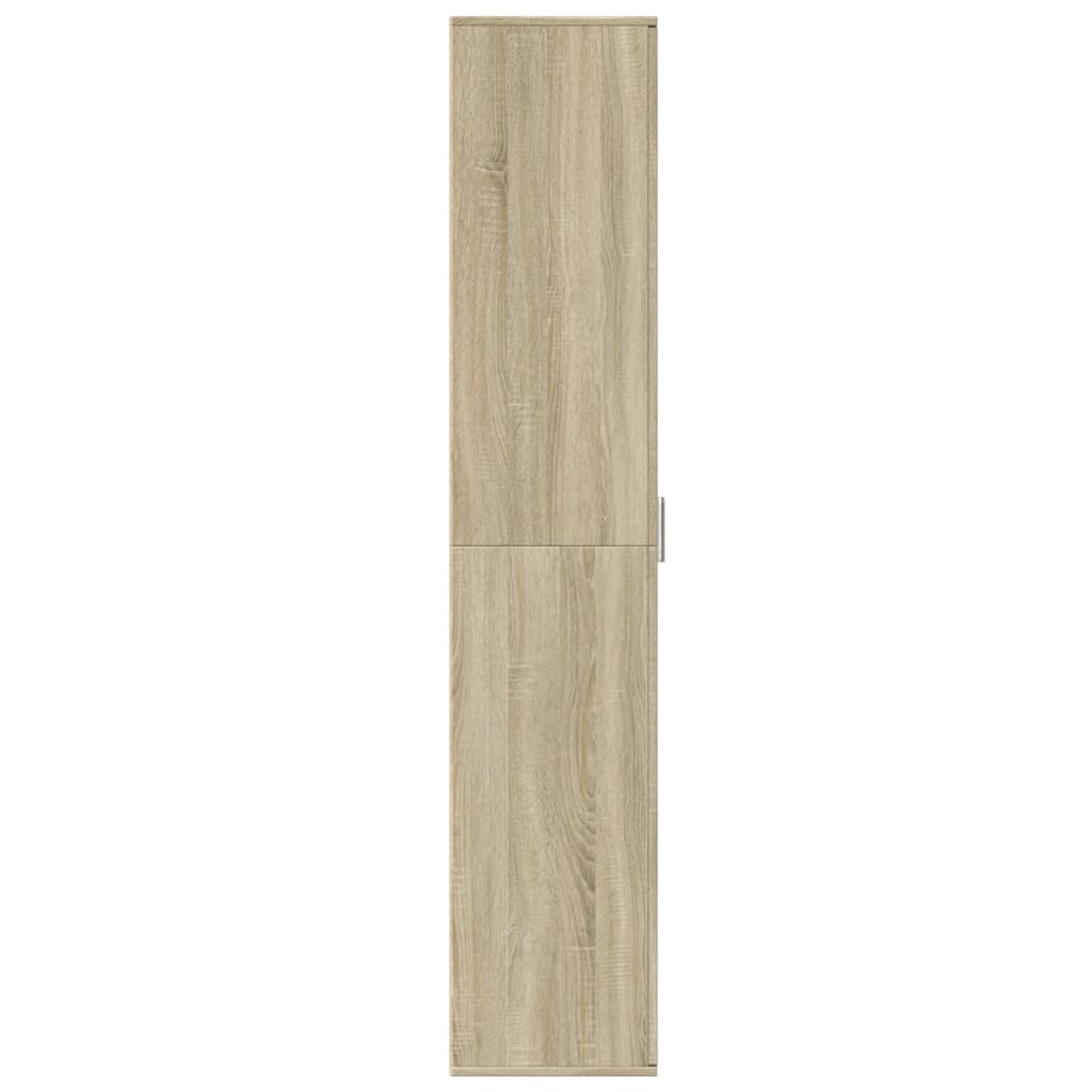 Highboard Sonoma-Eiche 60x35x180 cm Holzwerkstoff