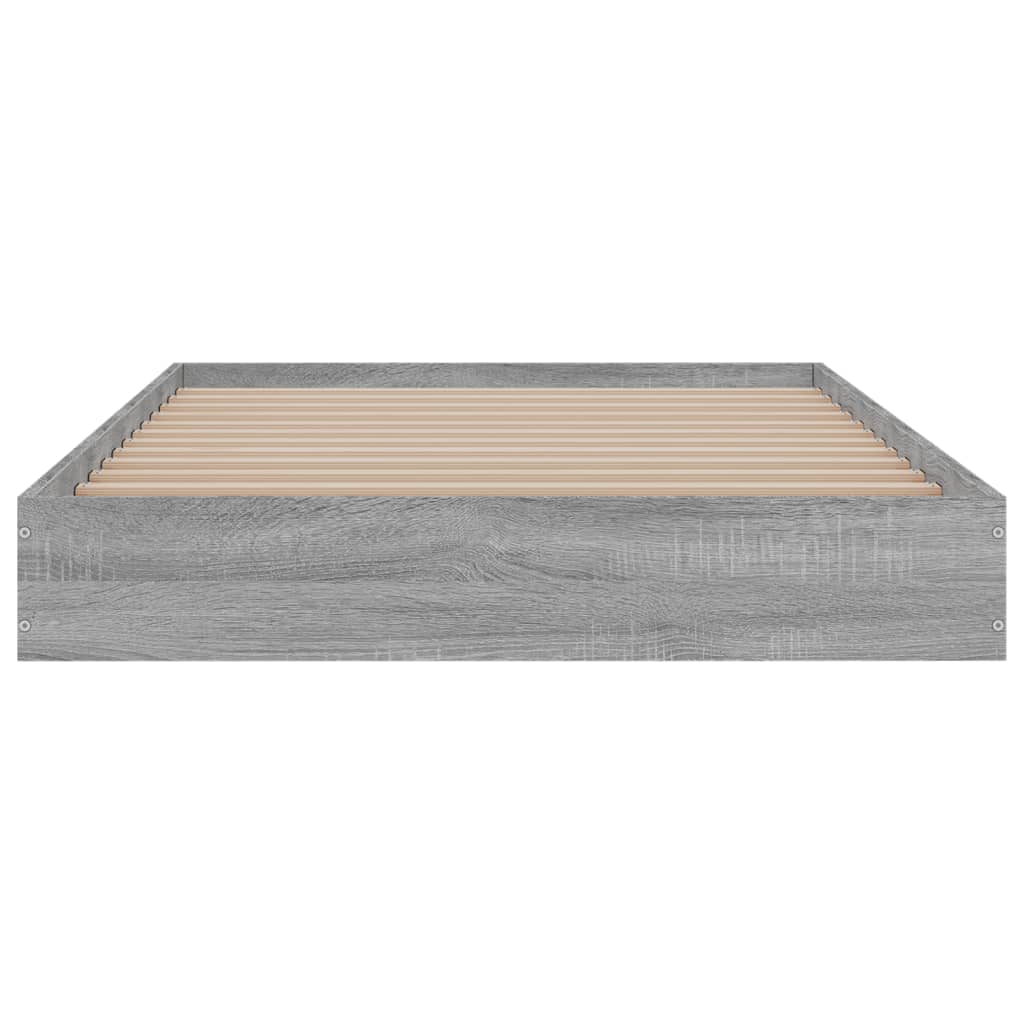 Bed frame Grey Sonoma 90x190 cm wood material