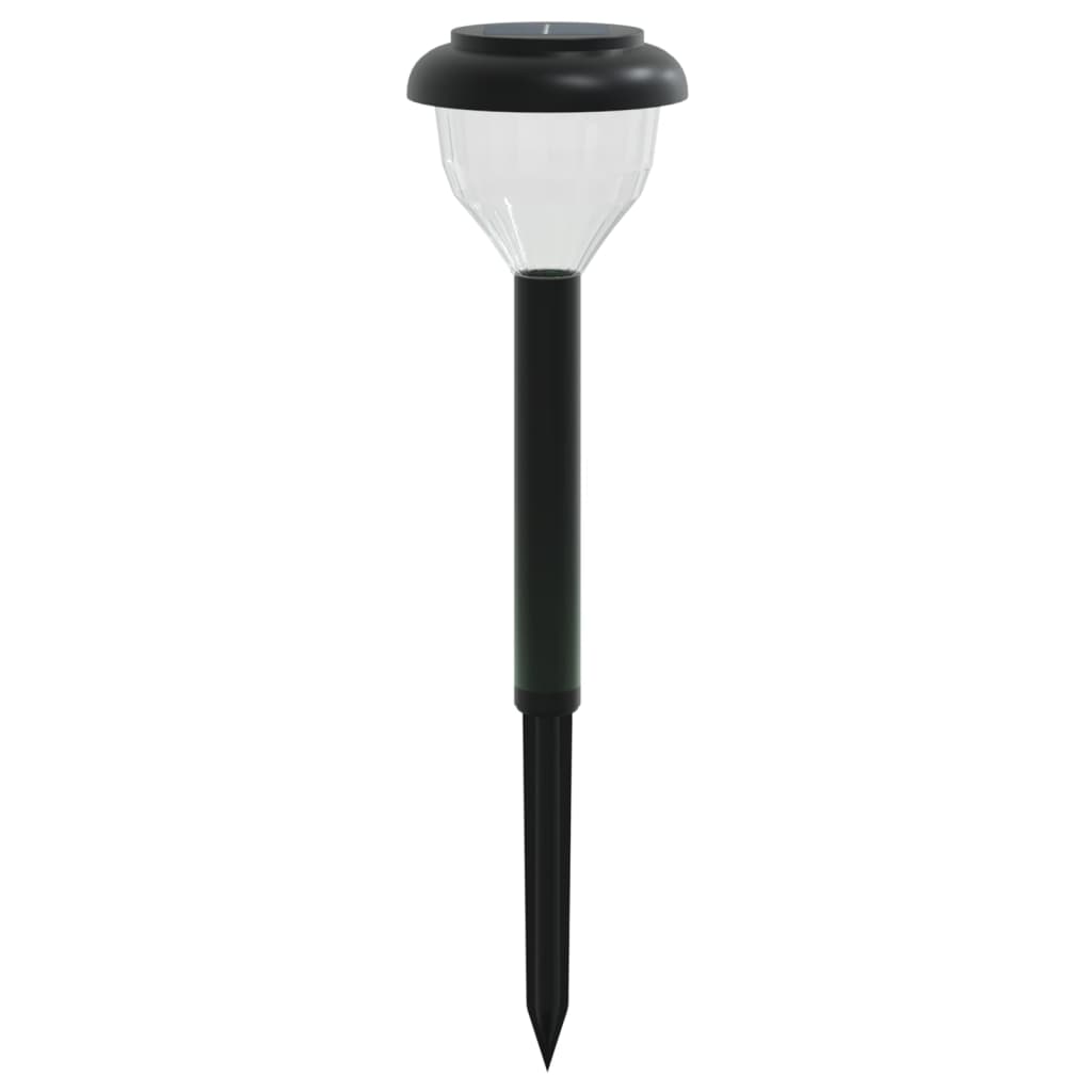 Solar path lighting with ground spikes 4 pcs. Warm white &amp; RGB