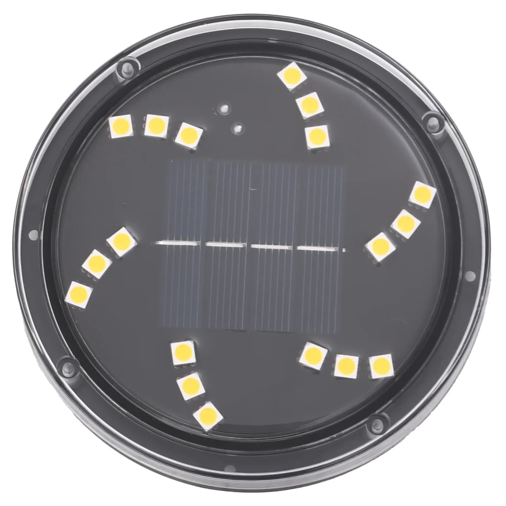 Solar-Bodenleuchten mit Erdspieß 12 Stk. Warmweiß