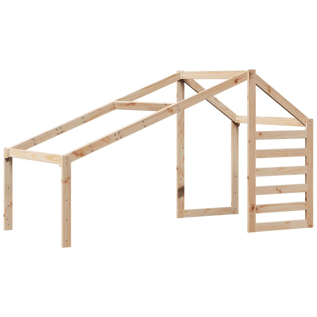 Roof for children's bed 198x87x113 cm solid pine wood