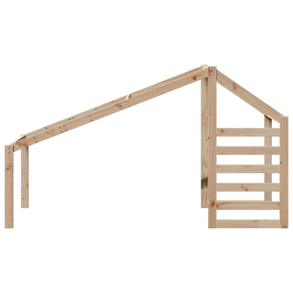 Roof for children's bed 198x87x113 cm solid pine wood