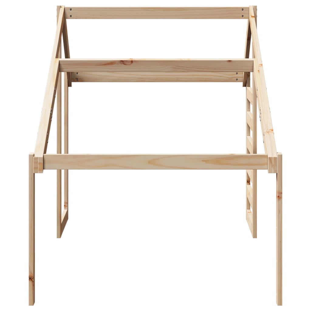 Roof for children's bed 198x87x113 cm solid pine wood