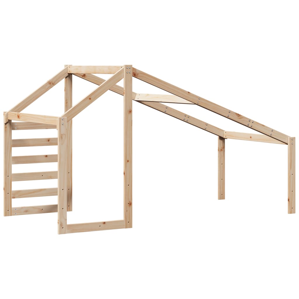 Roof for children's bed 198x97x113 cm solid pine wood