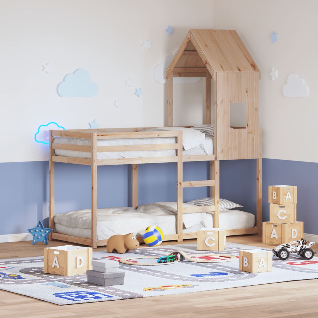 Roof for children's bed 60x89x134,5 cm solid pine wood