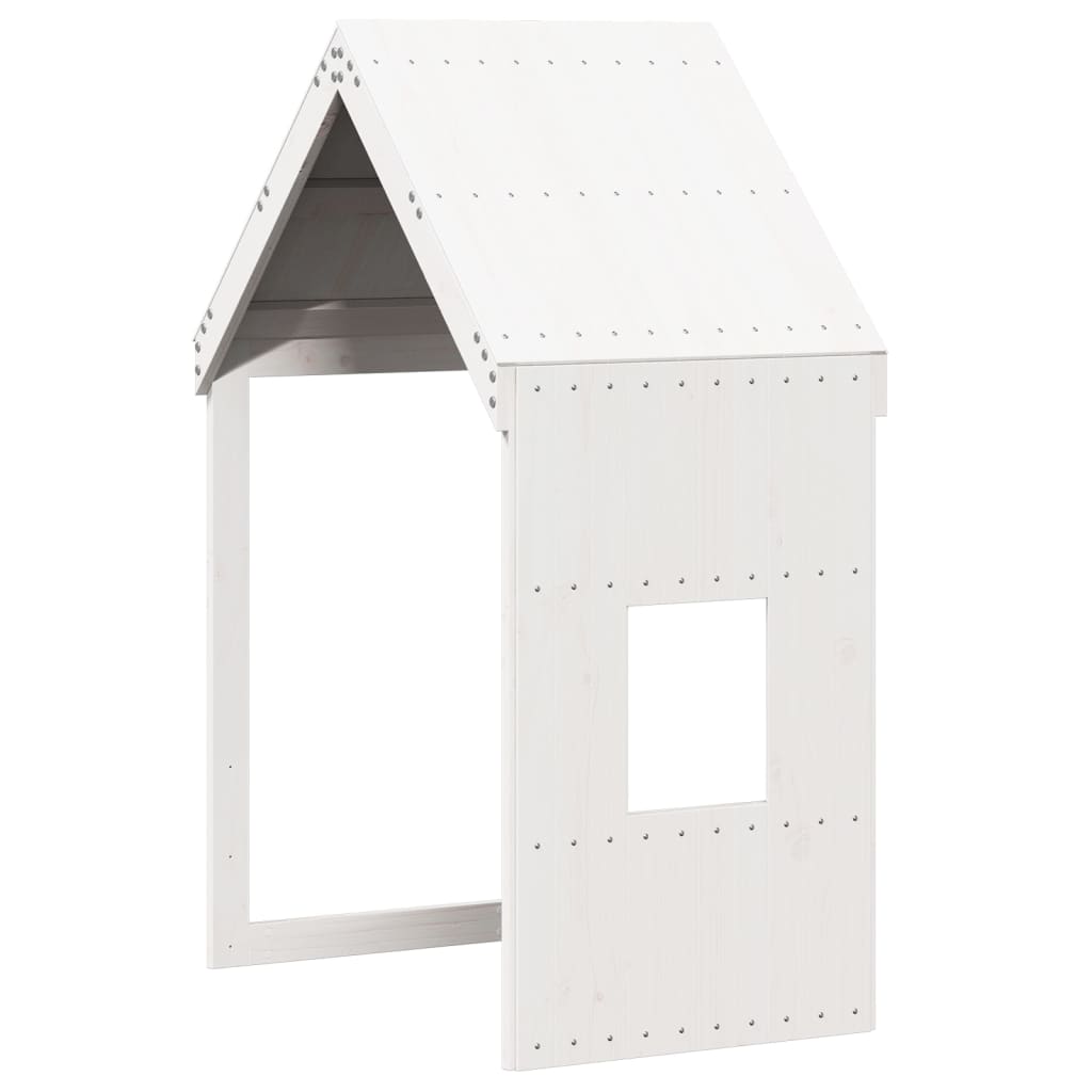 Roof for children's bed white 60x89x134,5 cm solid pine wood