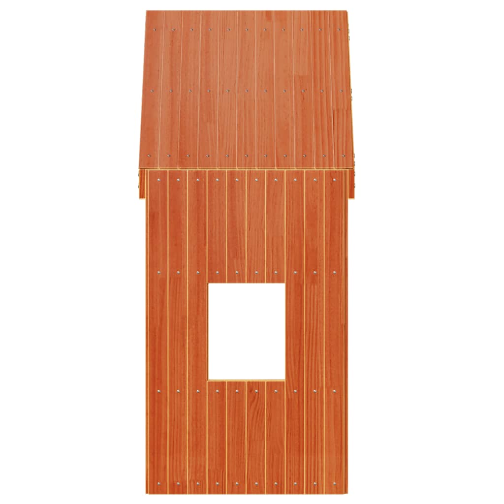 Roof for children's bed wax brown 60x89x134,5 cm solid wood