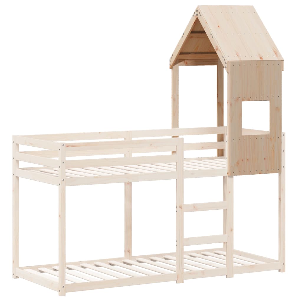 Roof for children's bed 55x99x139,5 cm solid pine wood