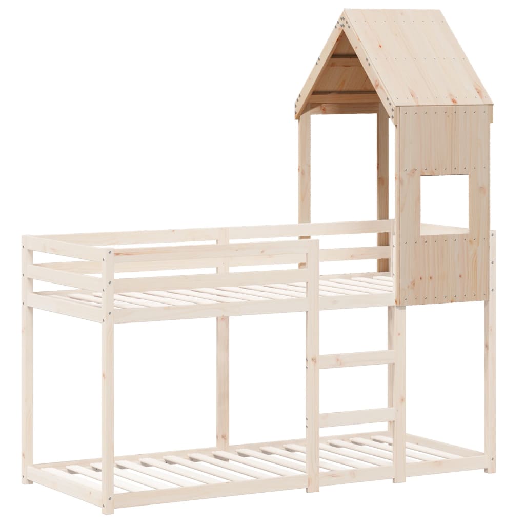 Roof for children's bed 55x84x132 cm solid pine wood