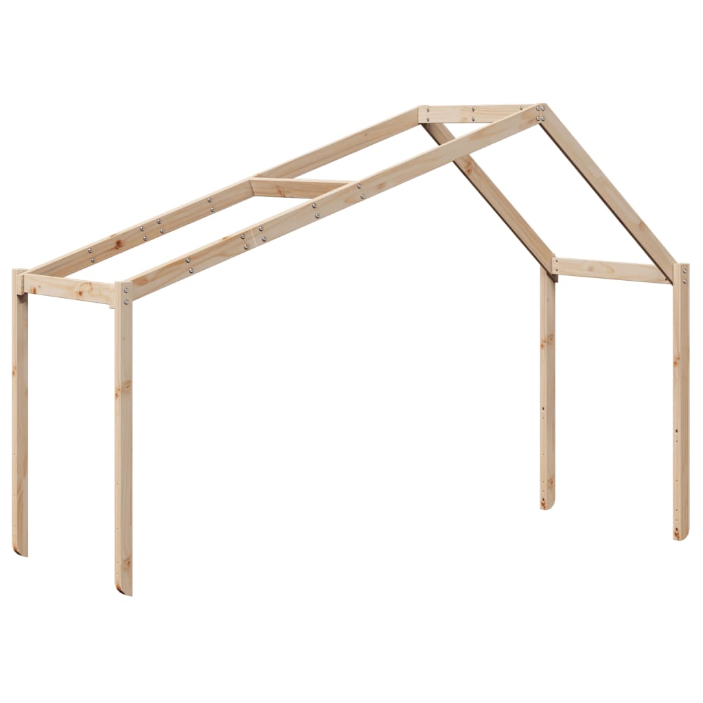 Roof for children's bed 213x95.5x144.5 cm solid pine wood