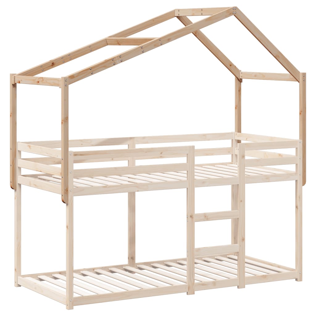 Roof for children's bed 213x85,5x144,5 cm solid pine wood