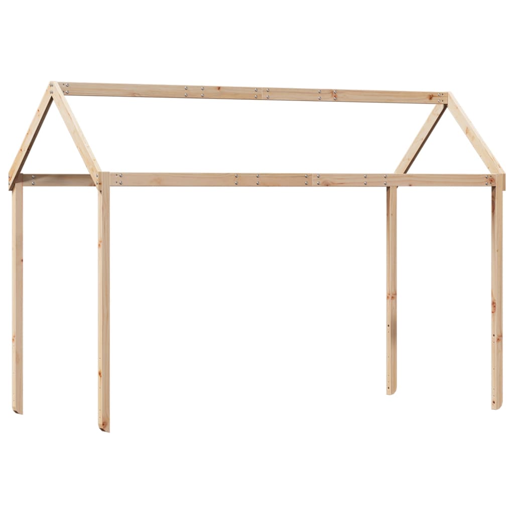 Roof for children's bed 217x95.5x159 cm solid pine wood